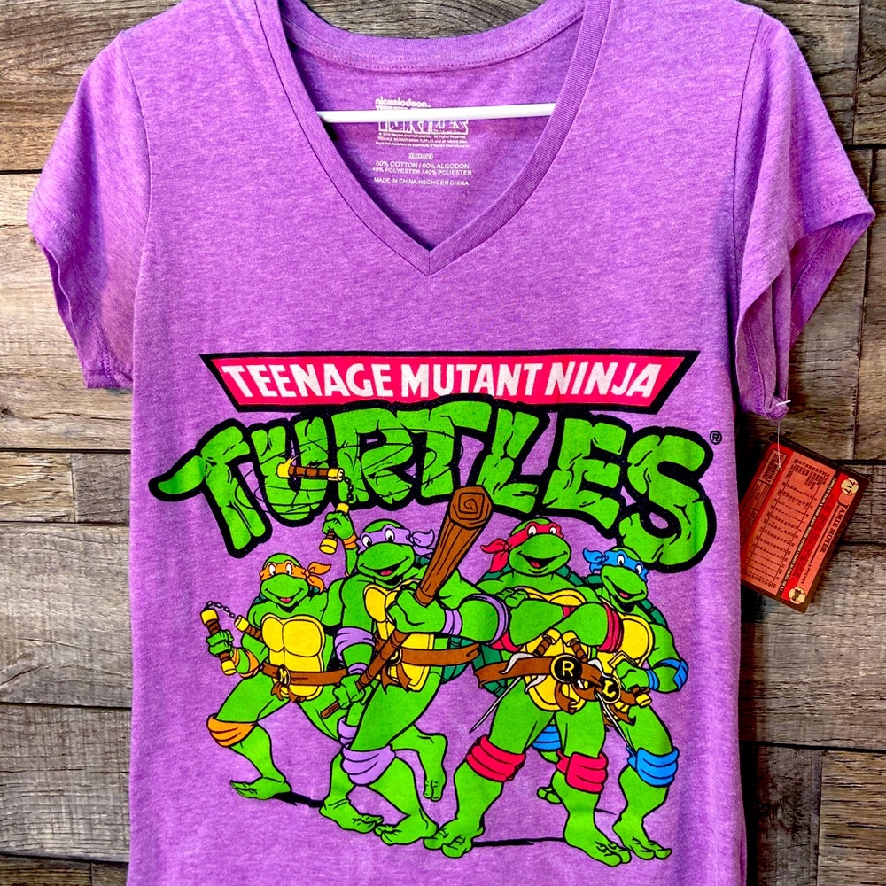 Custom dyed teenage mutant ninja turtles t shirt